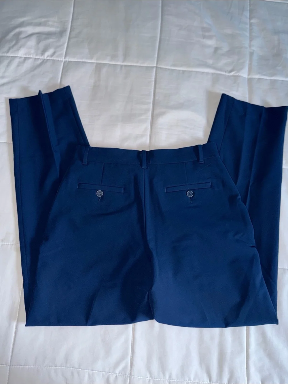 Boys Calvin Klein Navy Tailored Dress Pants - 16
